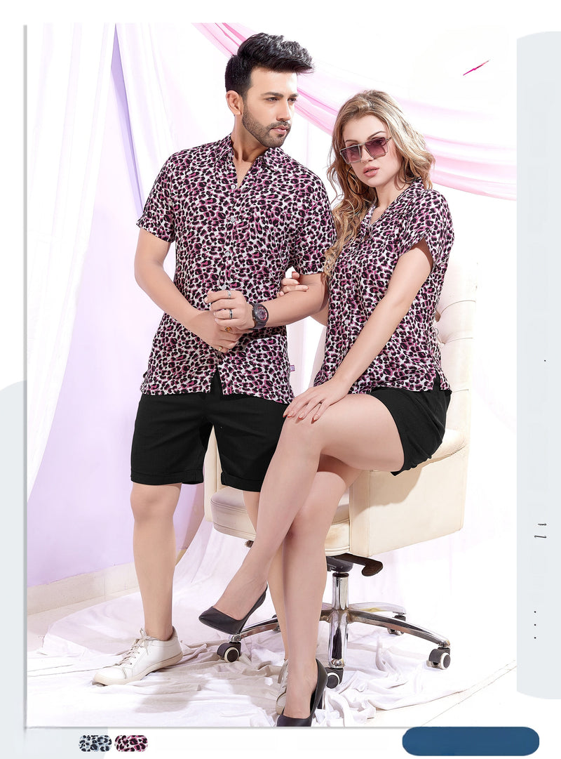 Relaxed Fit Couple Suit Combo in breathable couple wear style