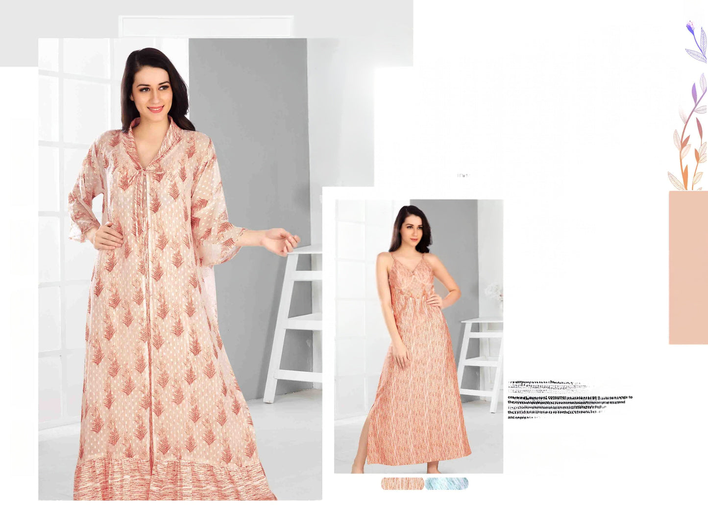 Luxe Soft Nighty for Serene Sleep in soft, breathable fabric for nightwear