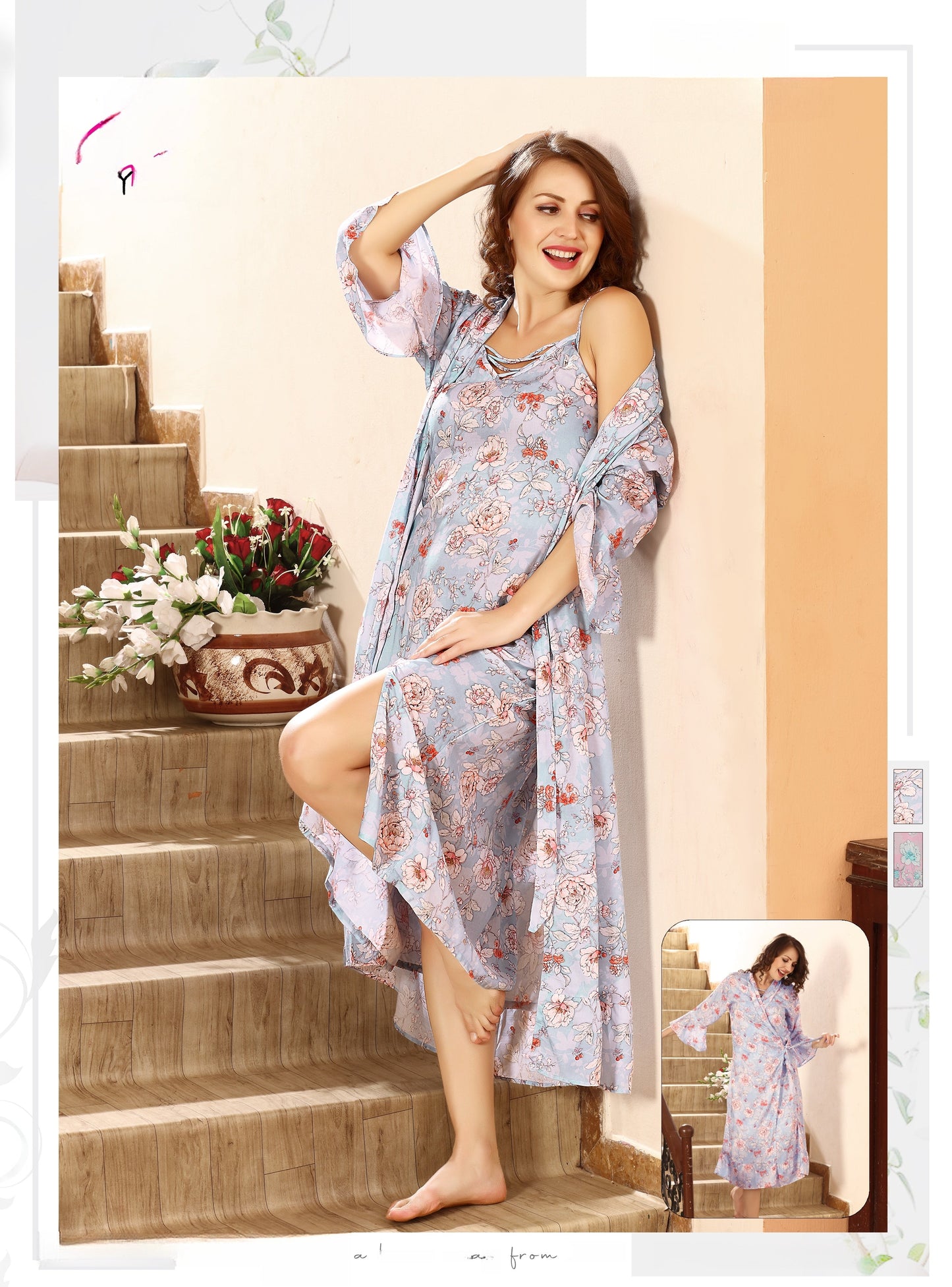 Timeless Soft Luxe Nighty in soft, breathable fabric for nightwear