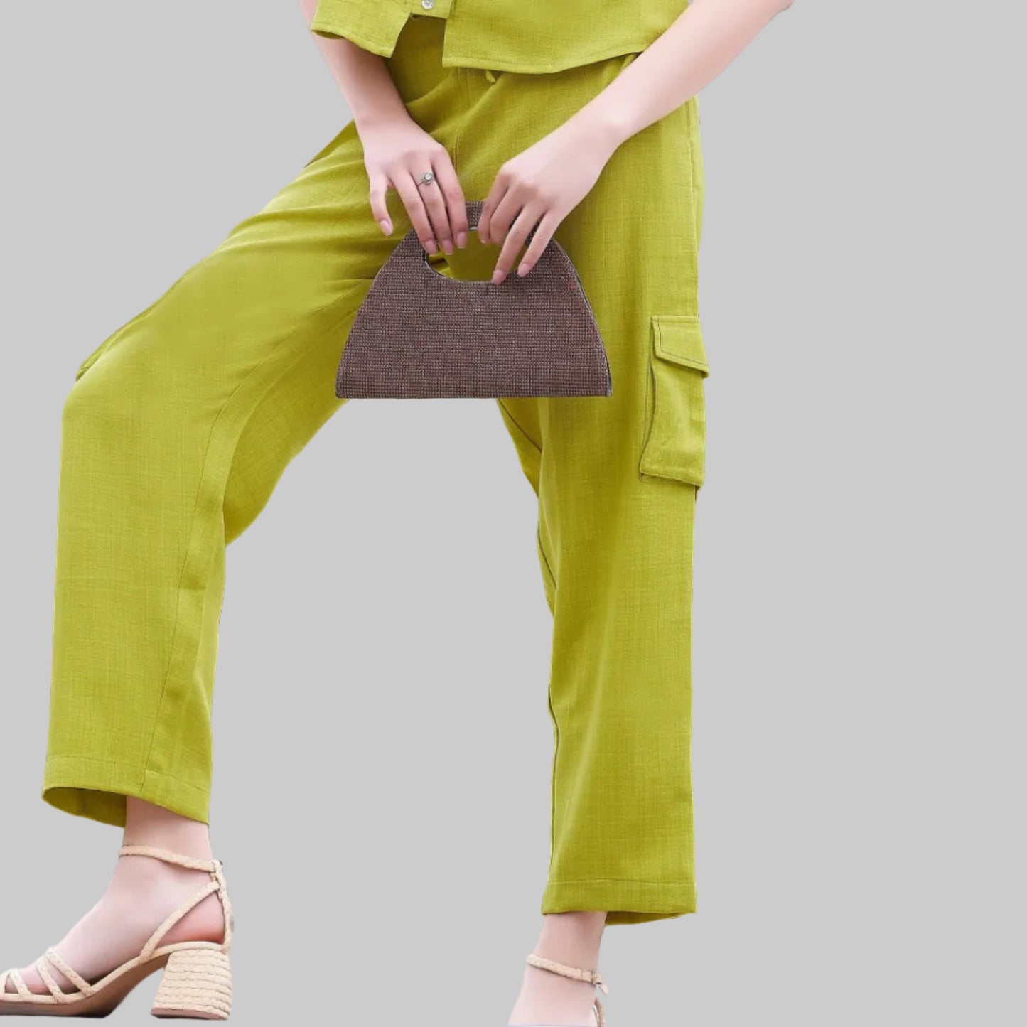Women’s green travel linen Co-Ord Set – Premium Design & AllDay Comfort