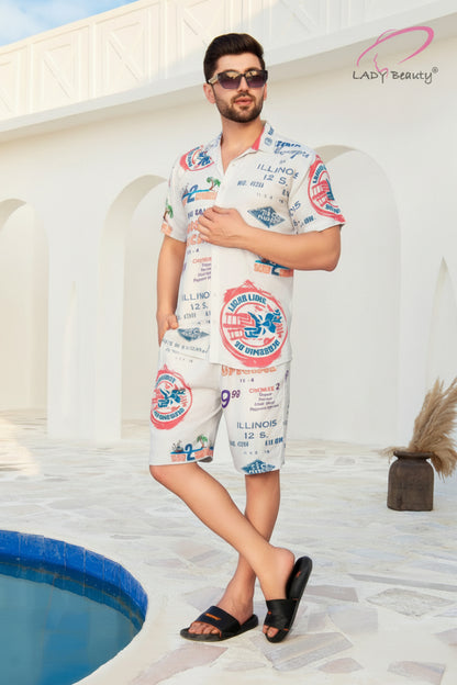 Men’s printed co-ord set with shorts travel print summer outfit for vacation beach and casual wear
Men’s travel co-ord set shirt and shorts lightweight breathable summer outfit for men
Men’s matching co-ord set with postcard print summer outfit for vacation and resort wear
Stylish men’s co-ord set with shorts travel graphic print lightweight summer outfit for beach wear
Men’s summer co-ord set with shorts breathable fabric travel outfit for vacation and casual outings
Men’s vacation outfit co-ord set with s