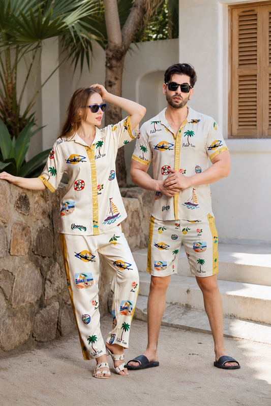beach wear couple co ord set tropical print matching vacation outfit
tropical co ord set for couple travel outfit beach holiday look
matching couple outfit tropical print co ord set vacation wear
couple beach outfit co ord set lightweight tropical travel wear
his and hers tropical co ord set beach vacation and travel outfit
stylish couple co ord set beach print vacation and holiday wear