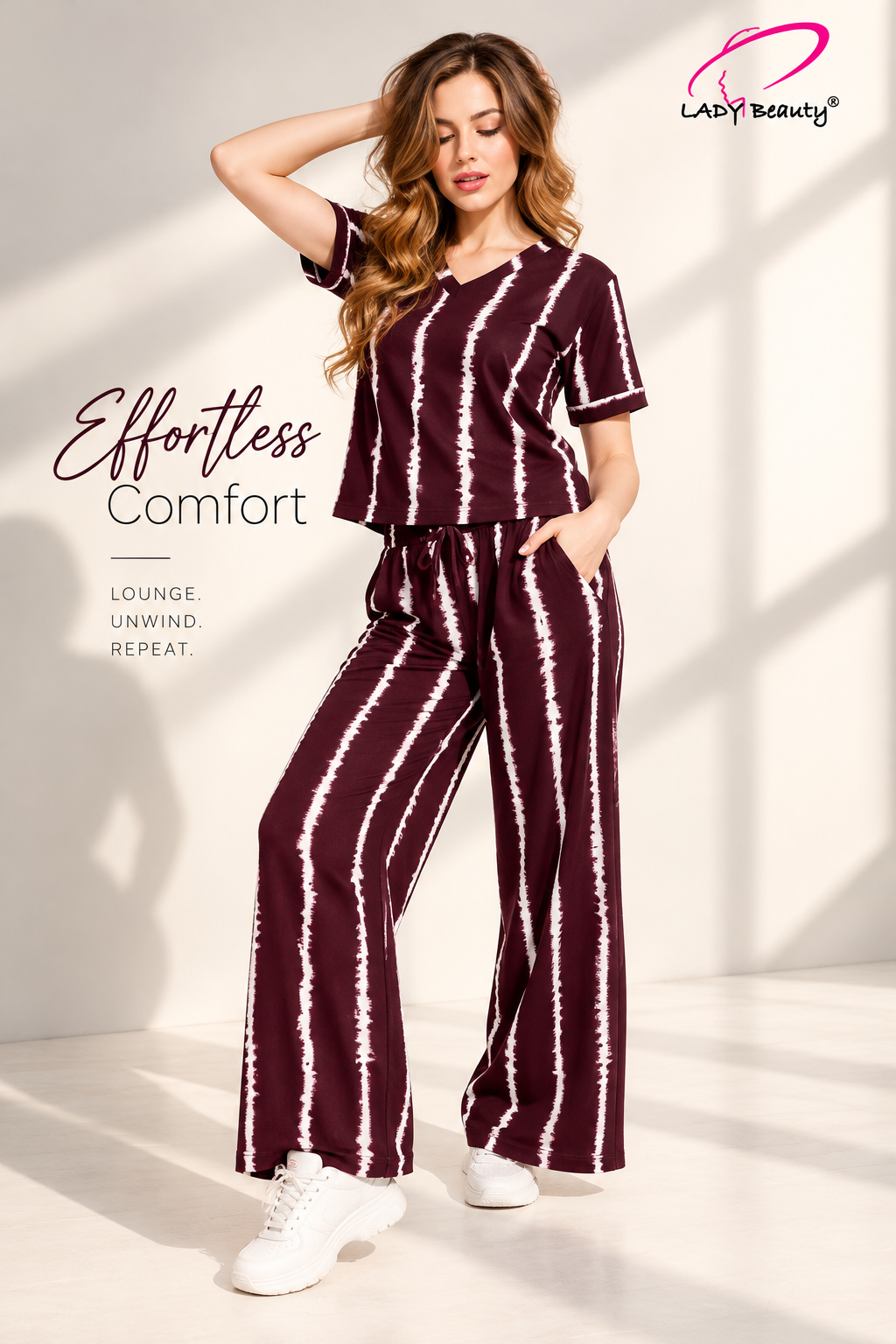 Dark Drift – Women’s Lounge Wear Co-Ord Set