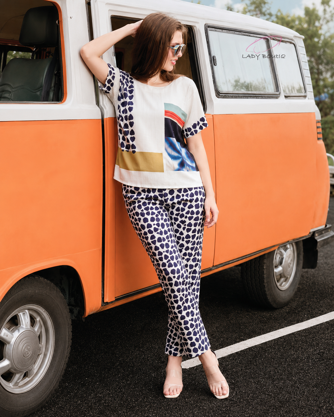 Turkish Cotton Printed Couple Co-Ord Set | Lady Beauty