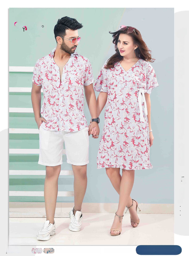 Light & Luxe Matching Outfit in breathable couple wear style