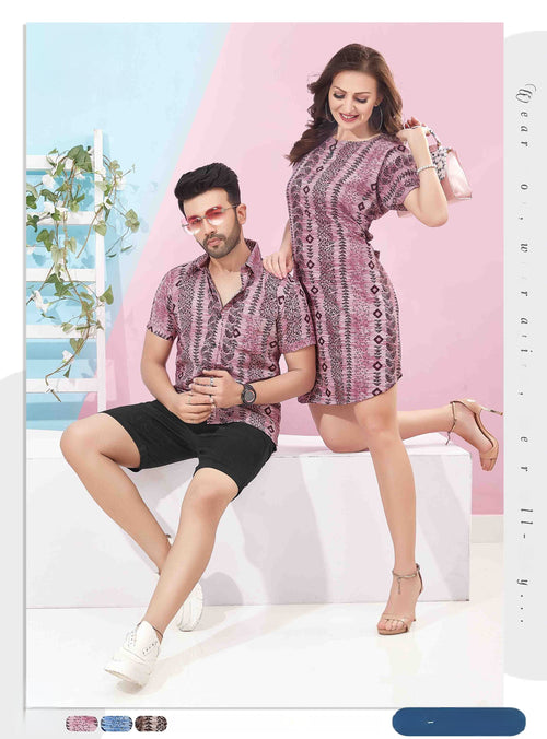 Soft Matching Couple Outfit