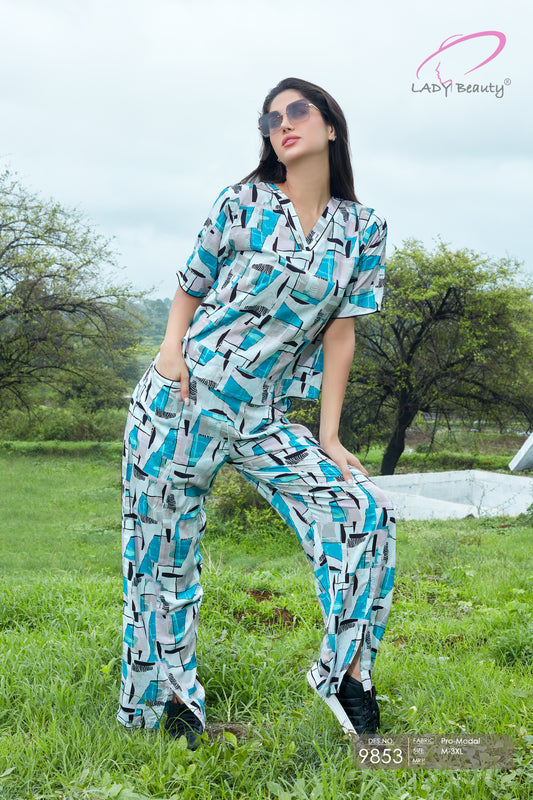 Co Ord Sets for Women Lounge Wear for Holidays with Sophisticated Detailing