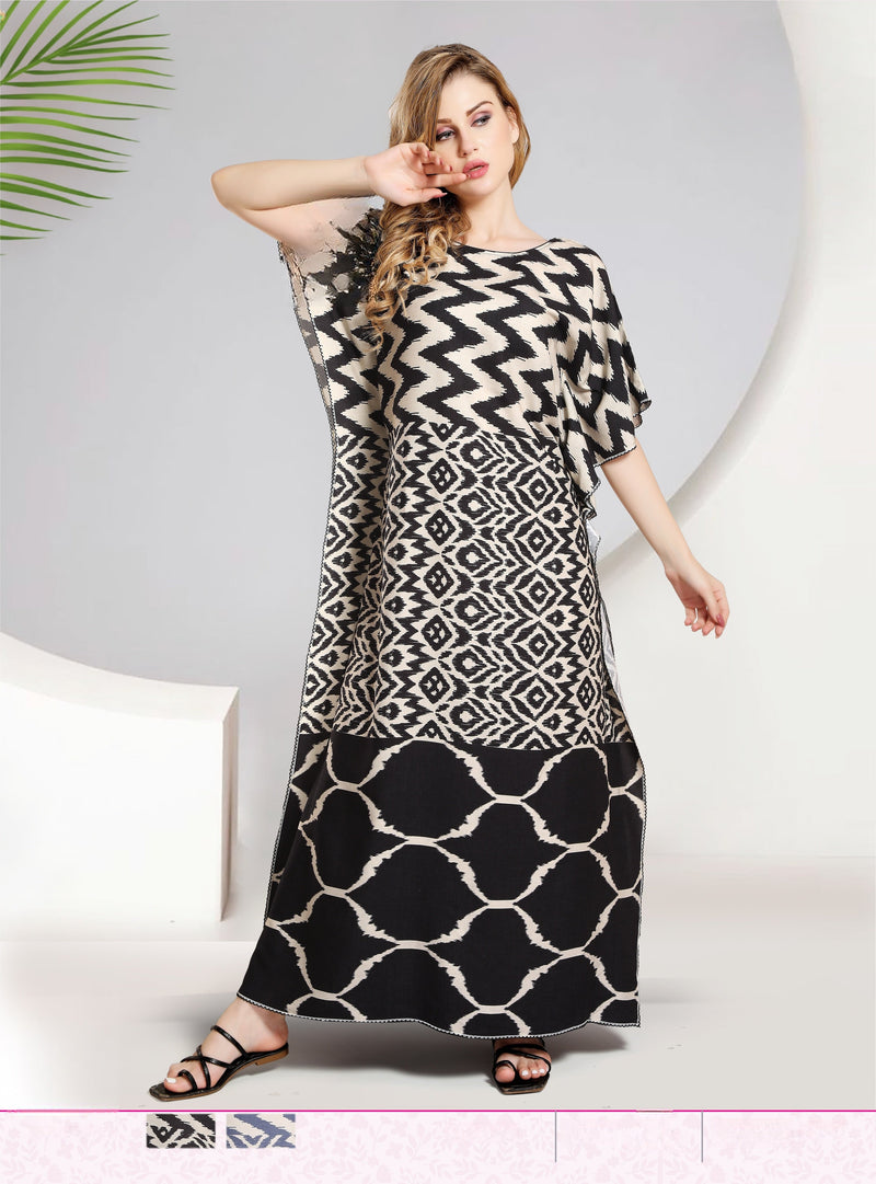 Soft Embrace Luxe Kaftan in soft, breathable fabric