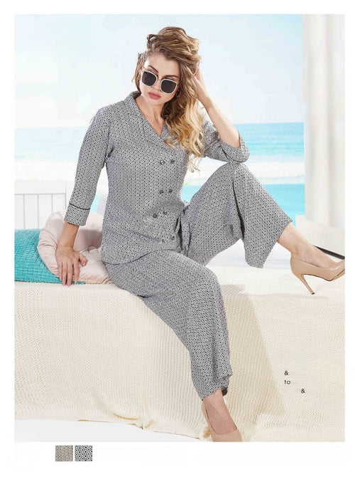 Co-ord Set 7835 in Grey