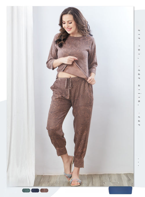 Co-ord Set 8267 in Coffee