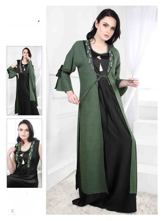 Elegant Nighty in Breezy Fabric in soft, breathable fabric for nightwear