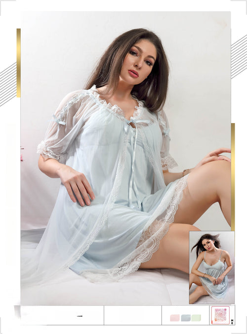 Minimalist Soft Sleepwear Dress