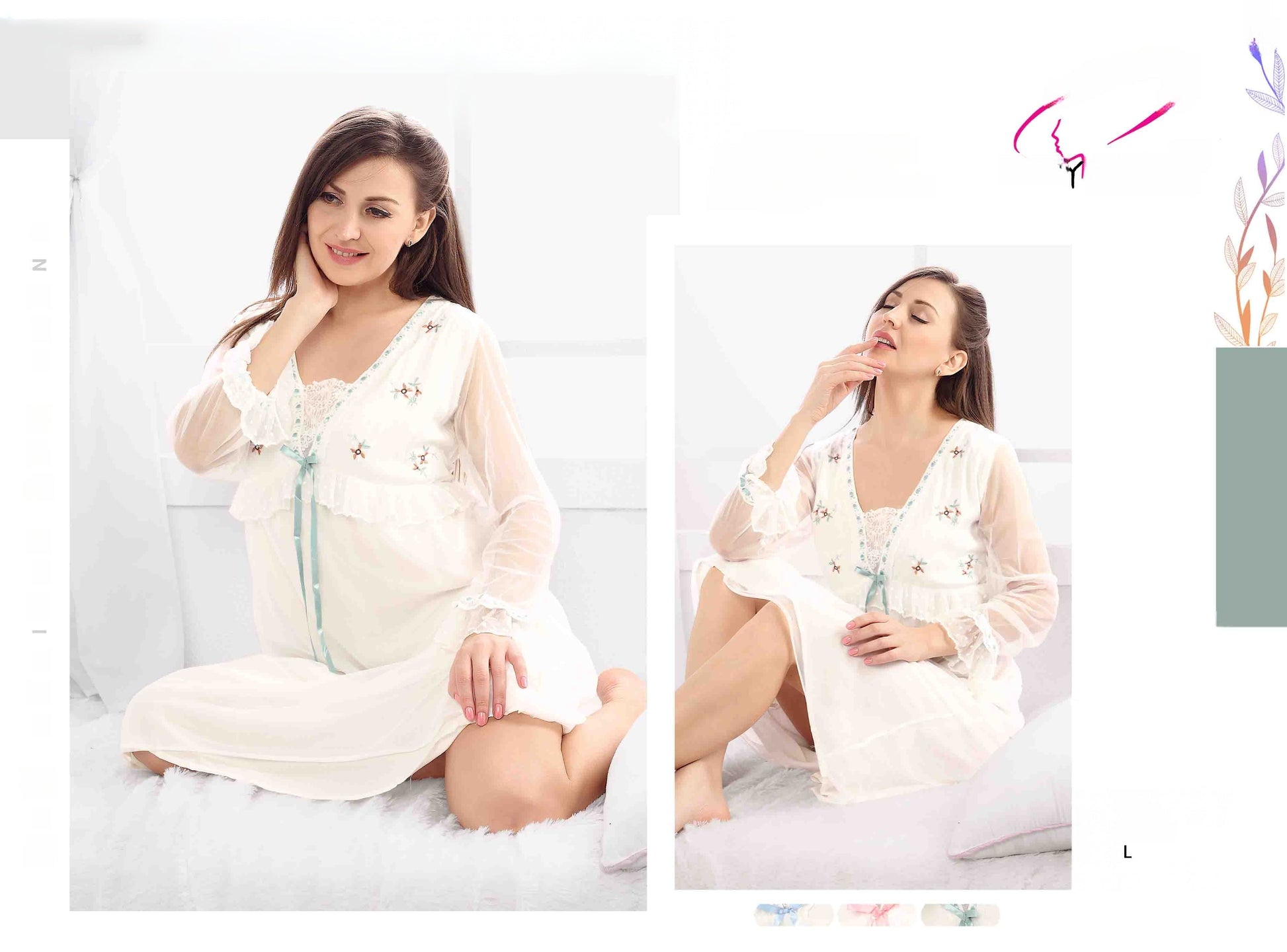 Lightweight Luxe Relaxed Nighty in soft, breathable fabric for nightwear