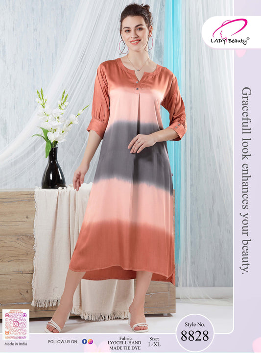 Short dress highlighting breathable fabric and silky design