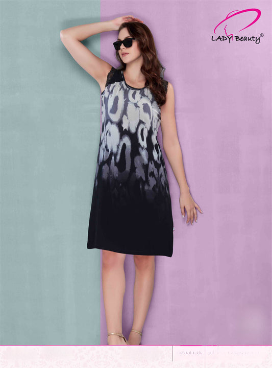 Breezy Outline Short Dress