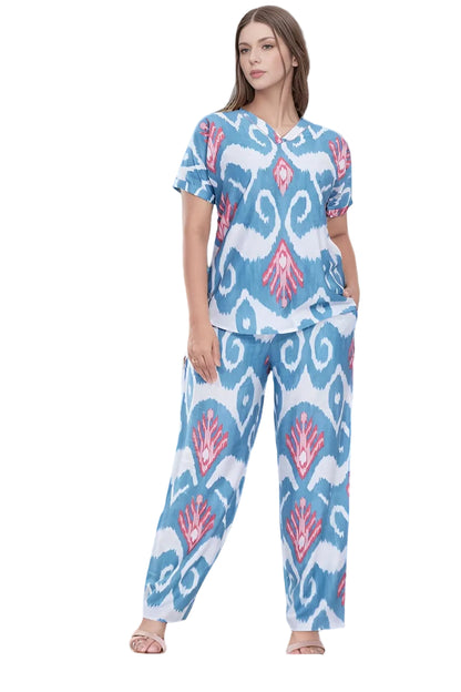 Ikat Print Co-Ord Set for Women – Everyday Comfort & Casual Wear