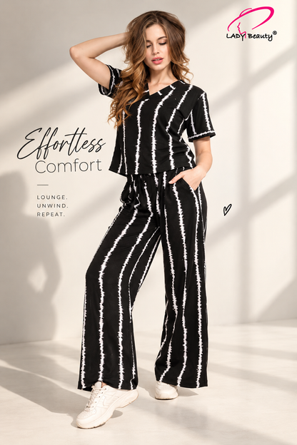Dark Drift – Women’s Lounge Wear Co-Ord Set