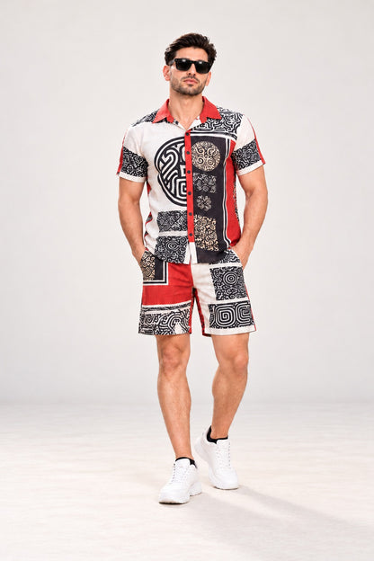 Nomad Vibe Couple Co-Ord Set – Matching Vacation Outfit for Men & Women