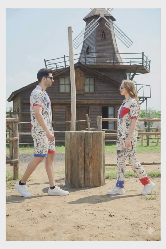 CoVoyage Set – Twinning Travel Co-Ord Set for Couples