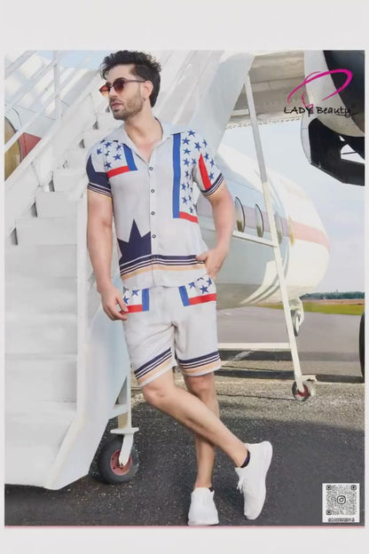 Men’s Travel Co-Ord Set – Airport Look & Vacation Wear