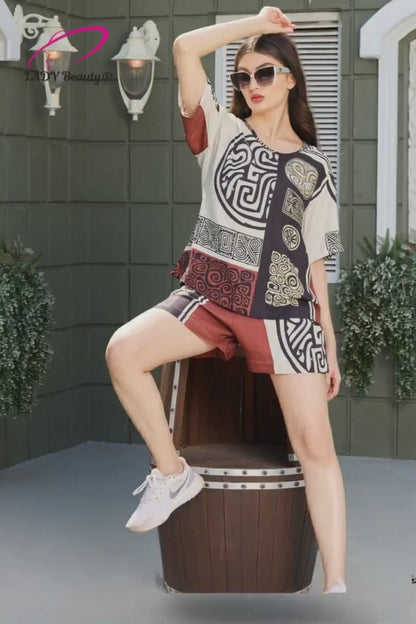 Nomad Vibe Women shorts Co-Ord Set –  Vacation Outfit for Women
